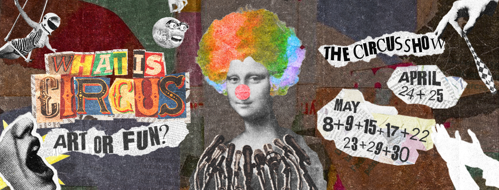 Mond Cabaret - WHAT IS CIRCUS? Banner