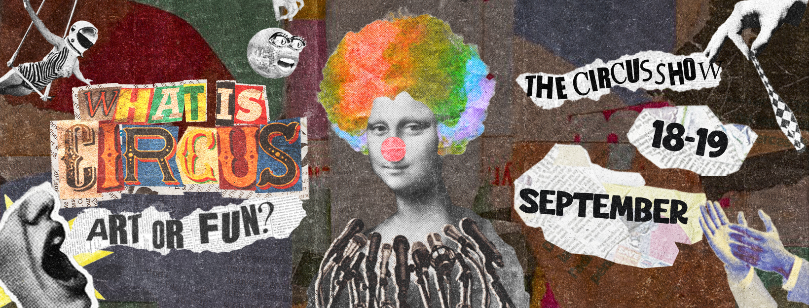 Mond Cabaret - WHAT IS CIRCUS? Banner